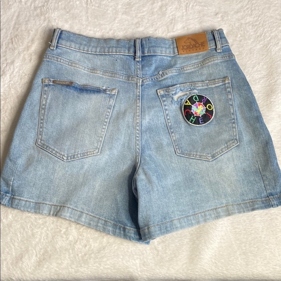 Vintage Light Blue Denim Shorts - Picture 1 of 7